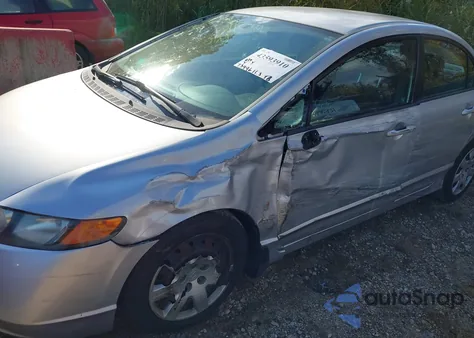 2008 Honda Civic Lx from USA, damaged, VIN 2HGFA165X8H344394